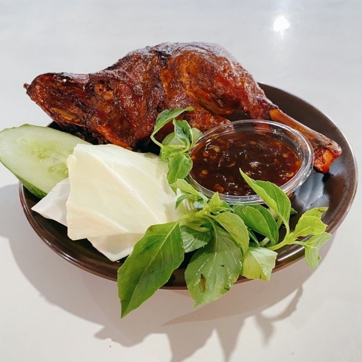 Bebek Goreng Asap Paha