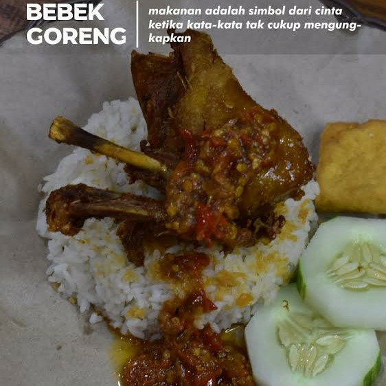 Bebek Goreng Plus Nasi