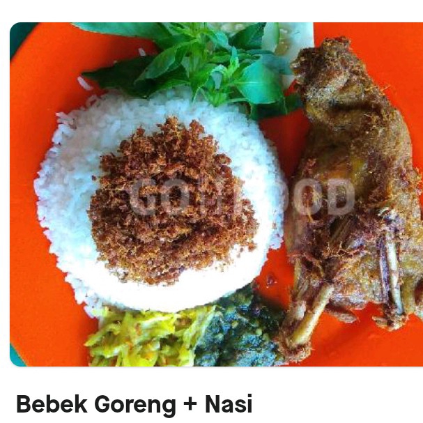 Bebek Sinjay Pakai Nasi
