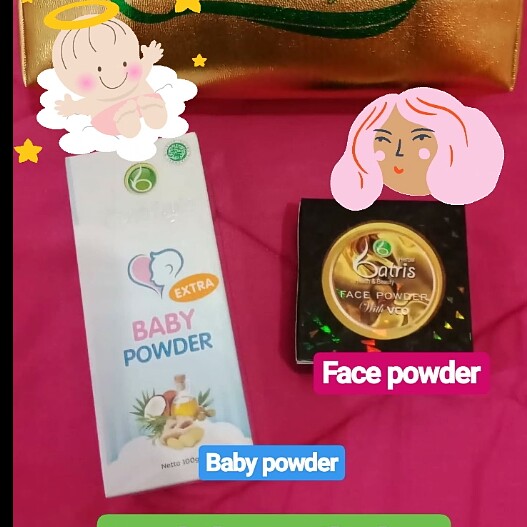 Bedak Baby dan Bunda Batrisyia Herbal