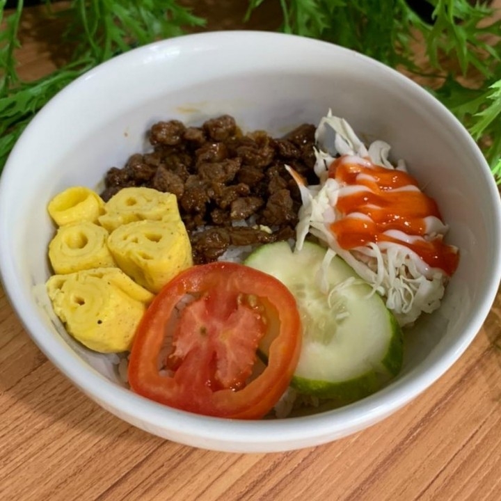 Beef Black Paper Rice Bowl 