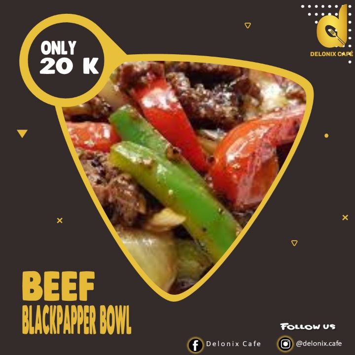 Beef Blackpaper Bowl