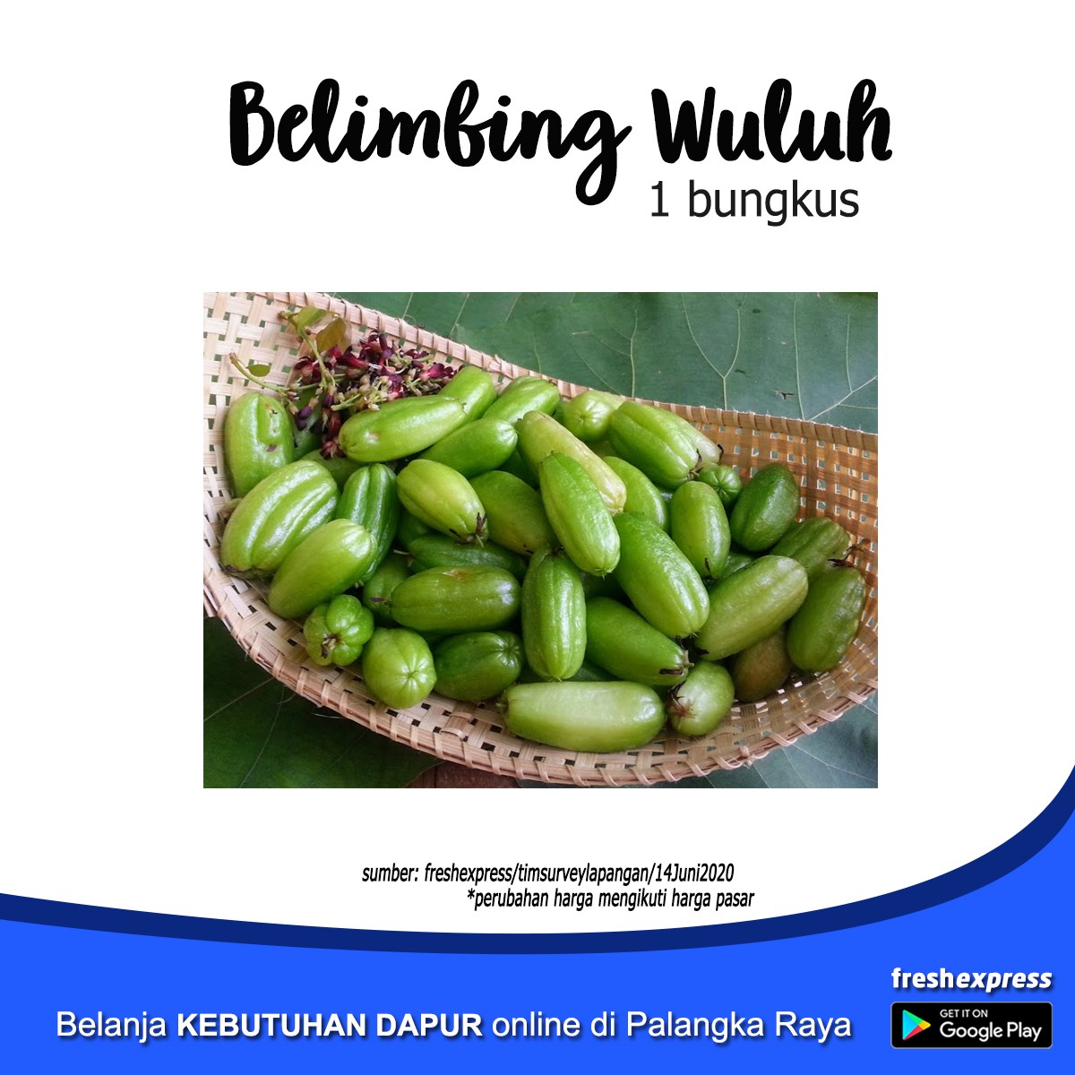 Belimbing Wuluh - Belimbing Tunjuk 1 Bungkus