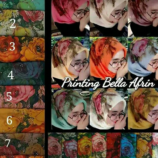 Bella Lukis Printing Mawar 3