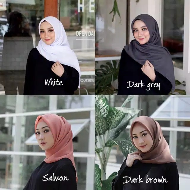 Bella Square warna part 2  hijab segiempat 3