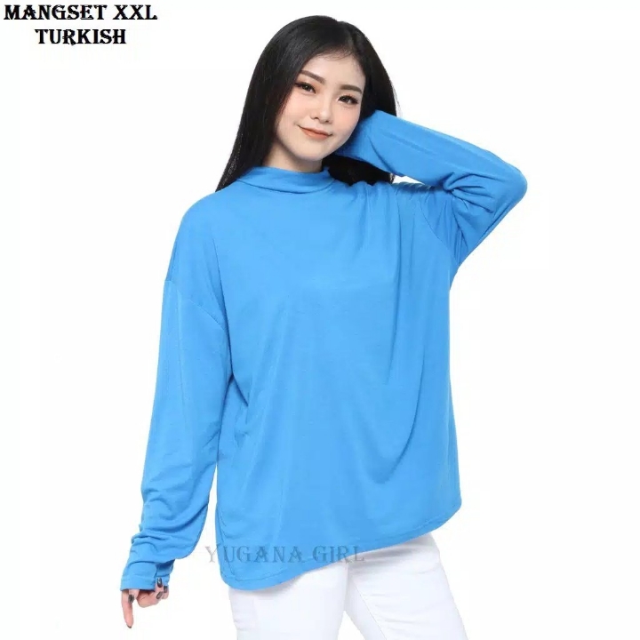 Belle Fashion Baju Kaos Murah WanitaCewek Kekinian Lengan L 5