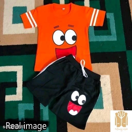 Berwarna Cerah Set Atasan  BawahanBottom Bahan Cotton 2