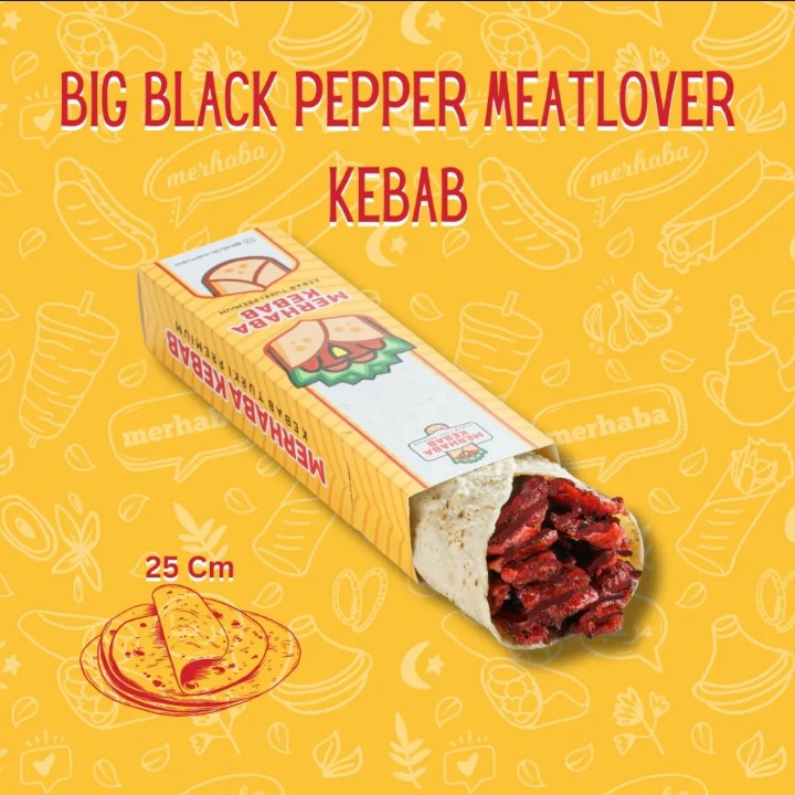 Big Black Pepper Meatlover Kebab