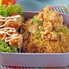 Bihun Komplit Ayam Goreng