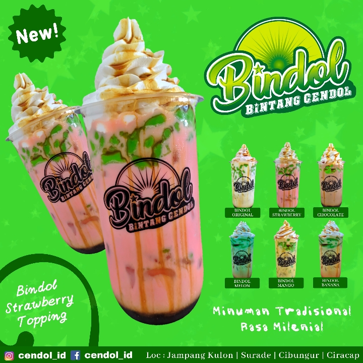 Bindol Strawberry topping