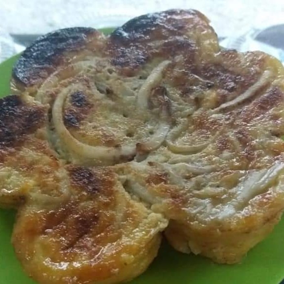 Bingka Kelapa Bakar Besar