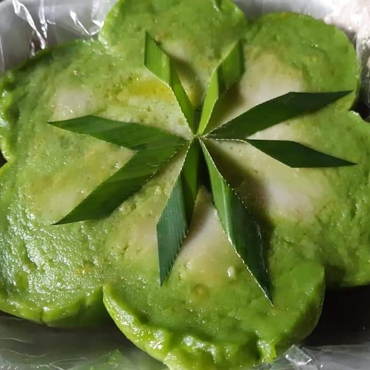 Bingka Kukus Pandan Besar