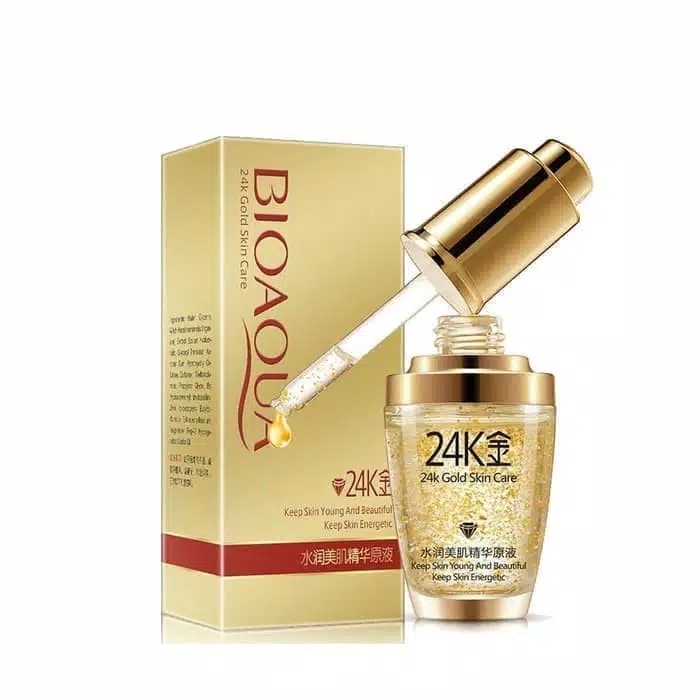 Bioaqua 24K serum gold skin care essence 30ml  serum wajah emas 2
