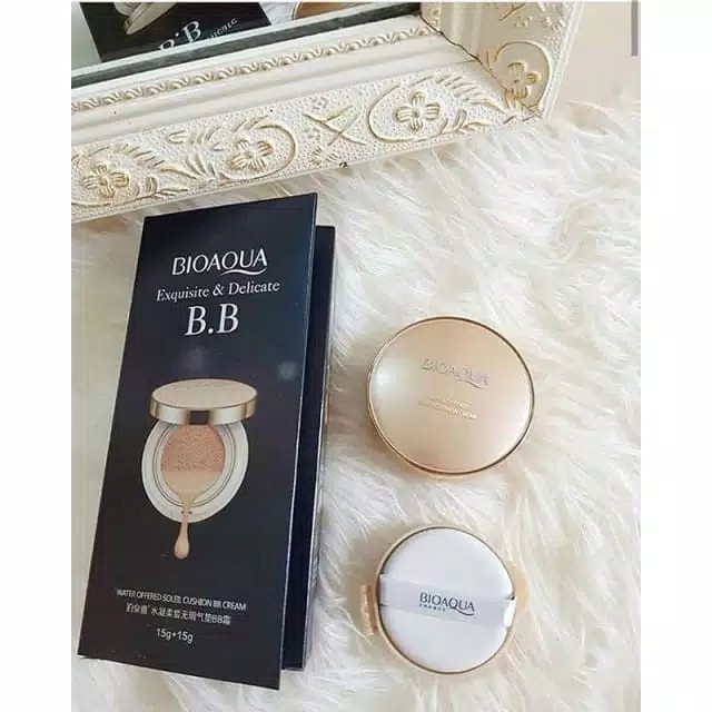 Bioaqua Exquisite and Delicate BB Cream Air Cushion Pack Gold  BB Gold 2