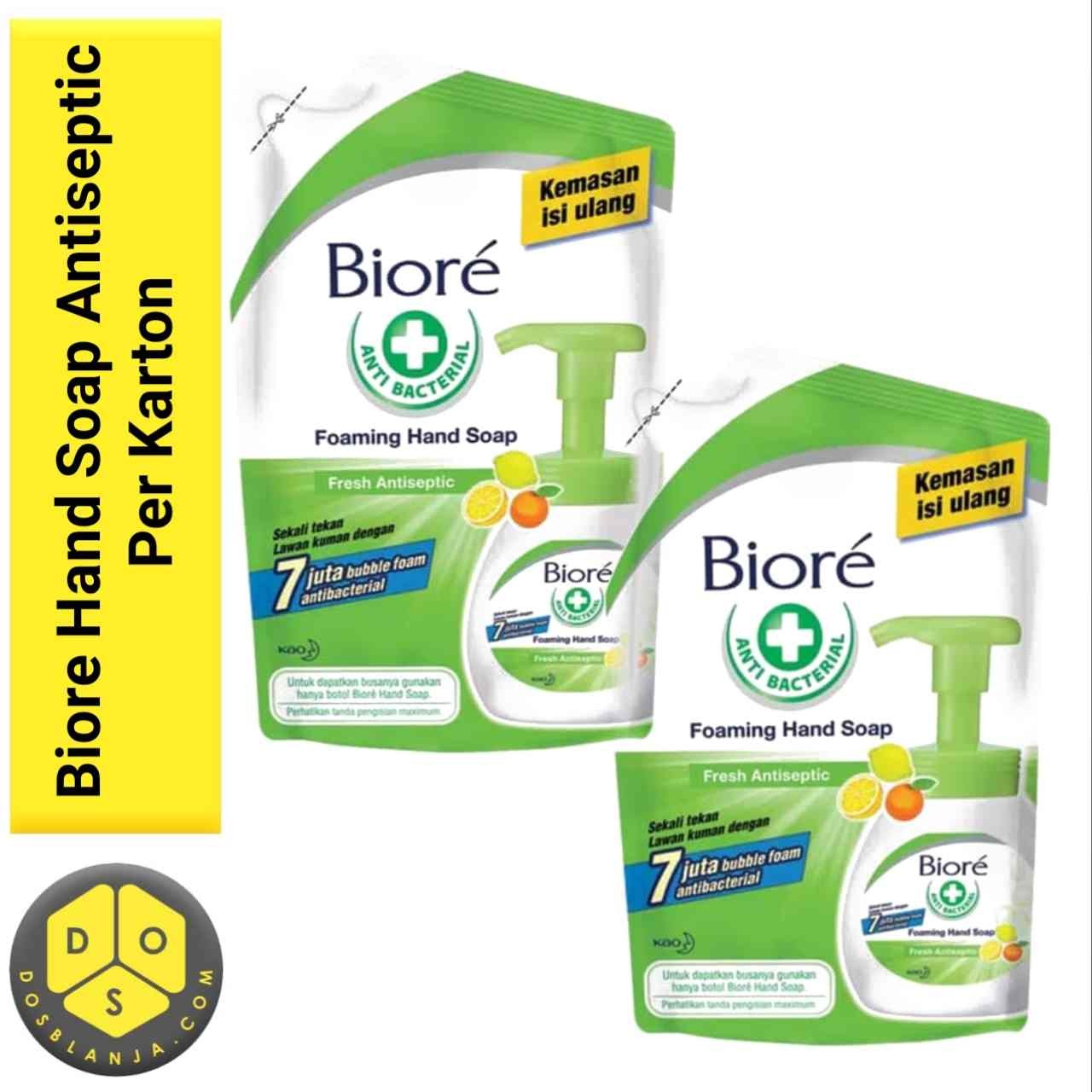 Biore Hand Soap Antiseptic 250 Pouch