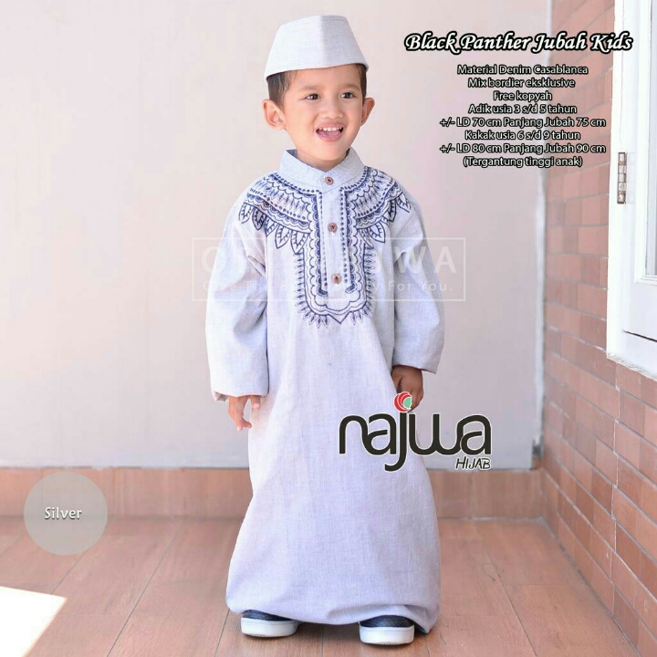 Black Panther Jubah Kids 2