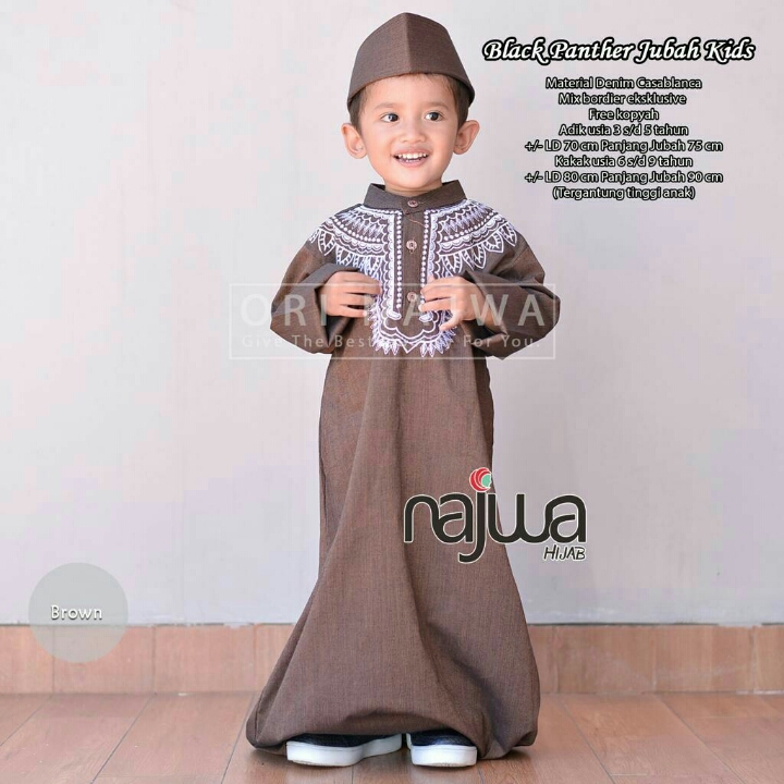 Black Panther Jubah Kids 3