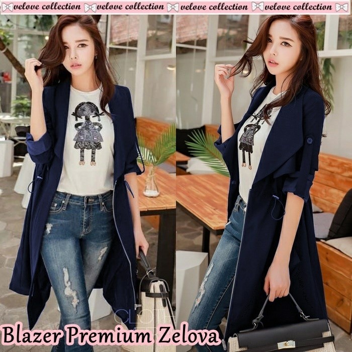 Blazer Premium Zelova Navy