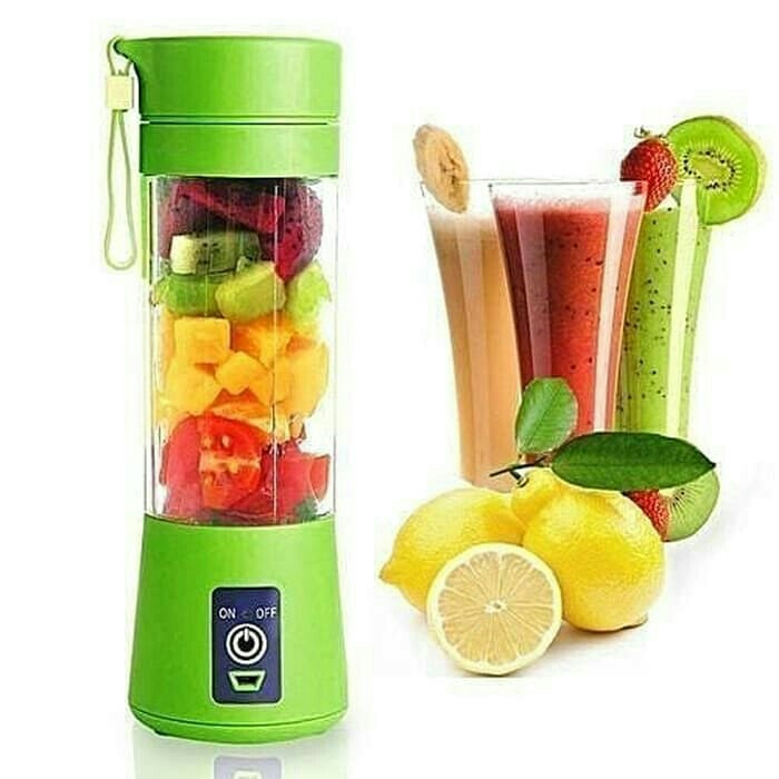 Blender Portable Juice Rechargeable Blender 4 Mata Pisau