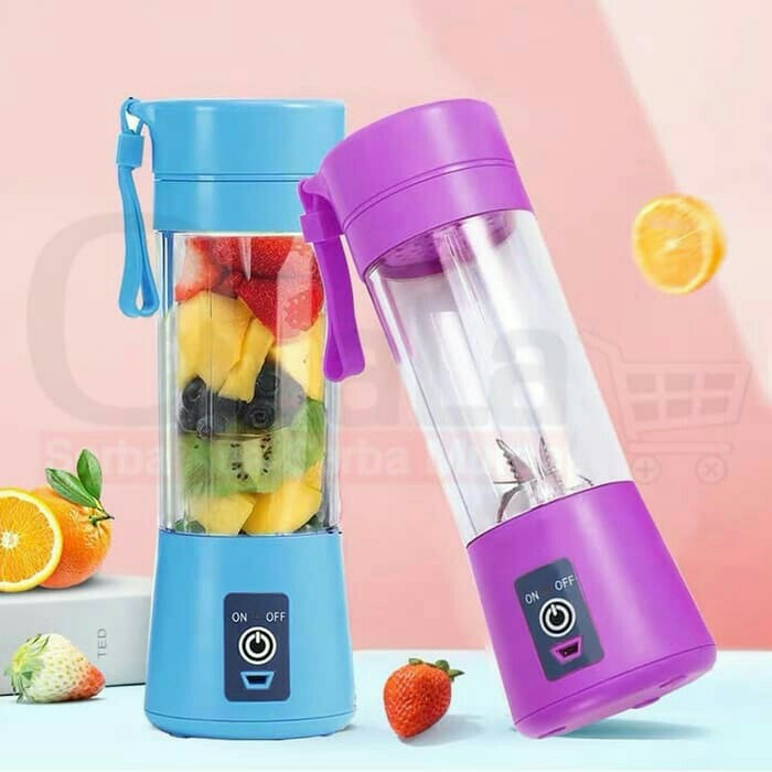 Blender Portable Juice Rechargeable Blender 4 Mata Pisau 2