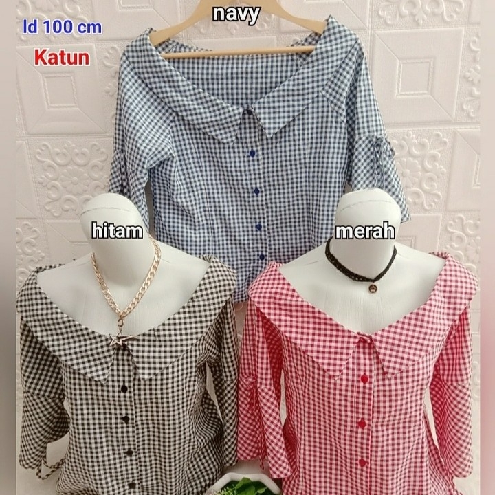 Blouse Kotak Import