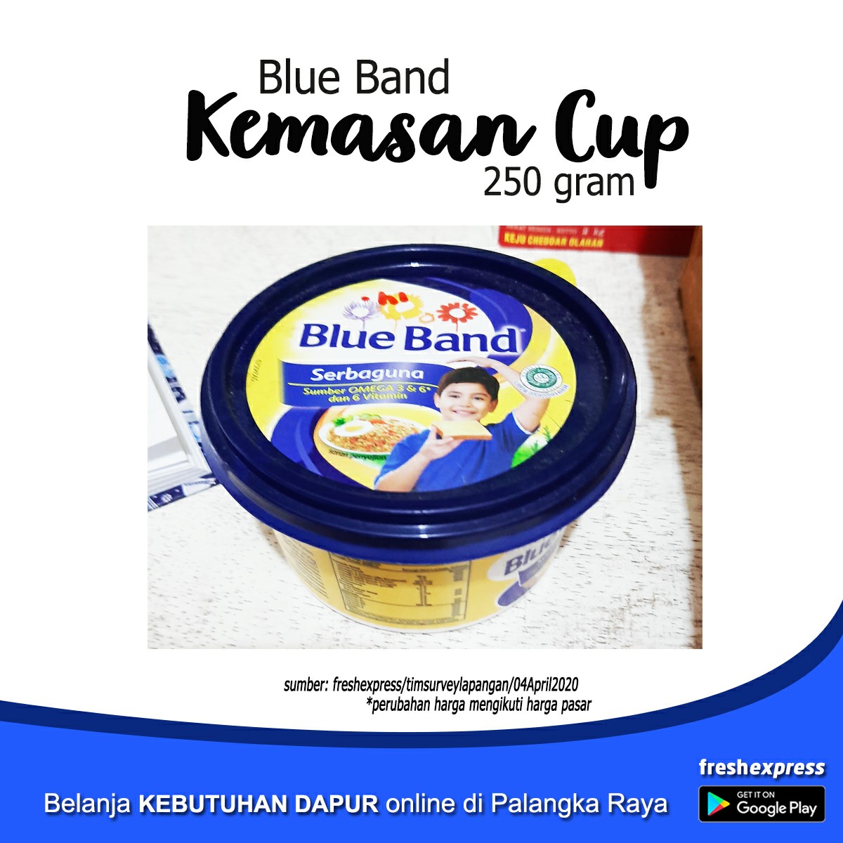 Blue Band Cup 250 Gram