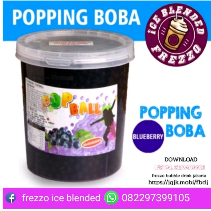 BlueBerry Popping Boba