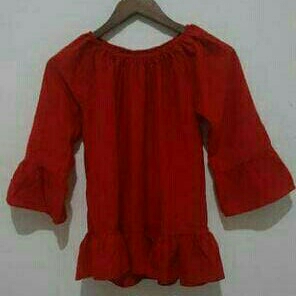 Blus Merah Marun