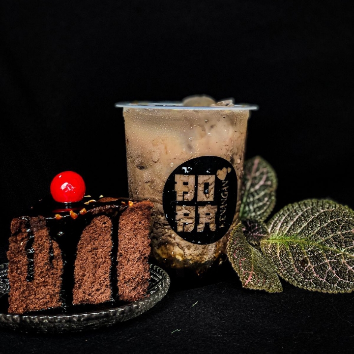 Boba Choko Millo Pakai Toping