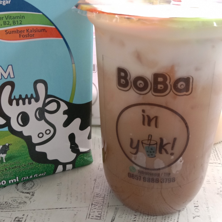 Boba Milk Cappucino