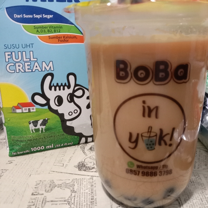 Boba Milk Thai Tea