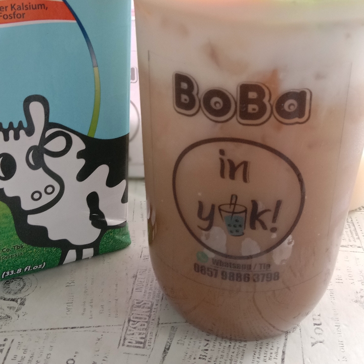 Boba Milk Vanilla Latte