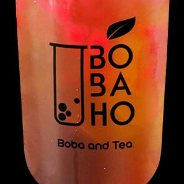 Boba Peach Tea