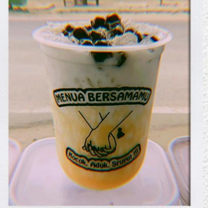 Boba drink manggo
