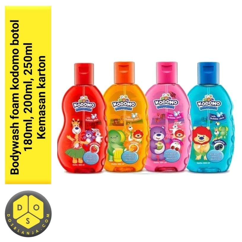Bodywash Foam Kodomo Botol 180ml