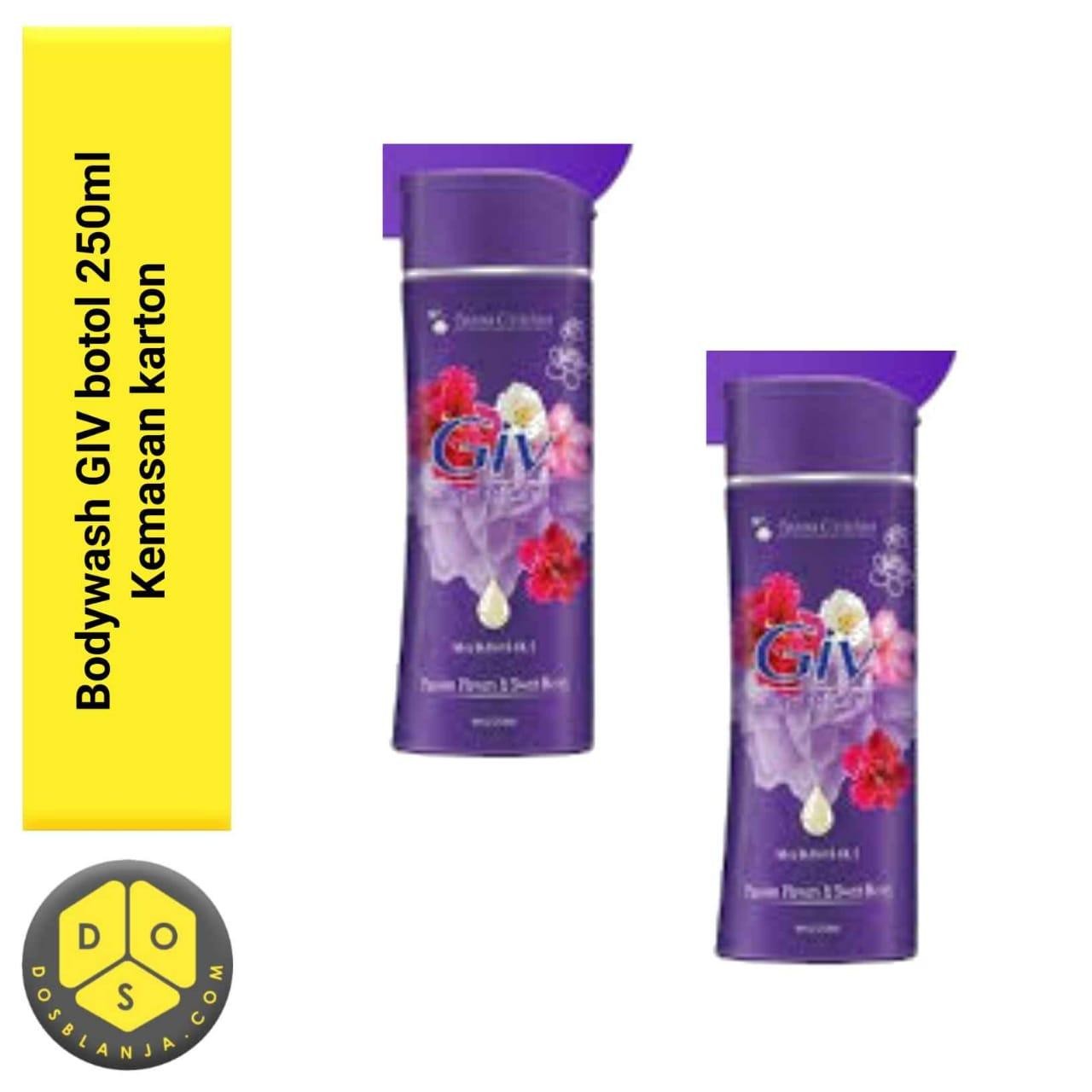 Bodywash Giv Botol 250ml 12pcs