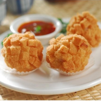 Bola Bola Udang Isi 10 Kukus Dan Goreng