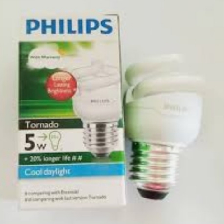 Bola Lampu Philips Tornado 5 Watt