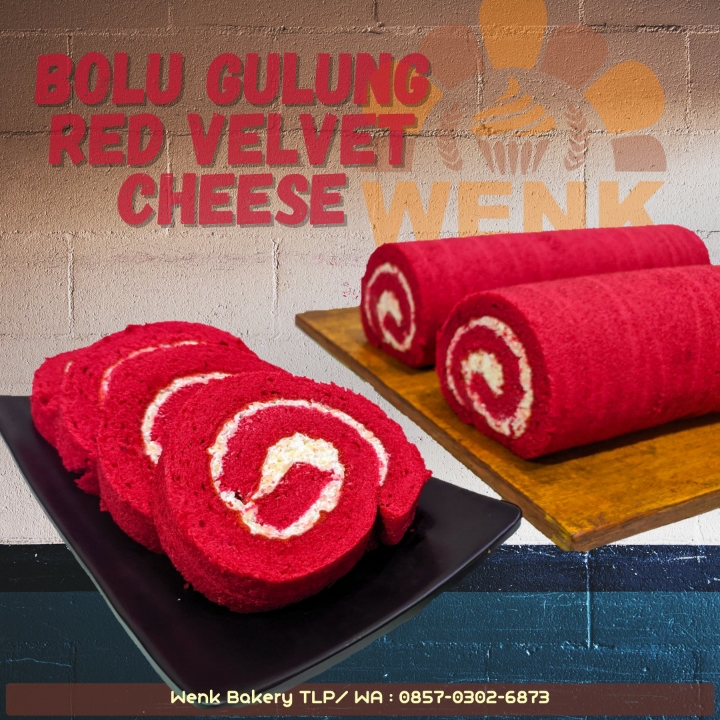 Bolu Gulung Red Velvet Cheese