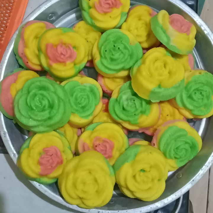 Bolu Kukus Mawar Per Biji