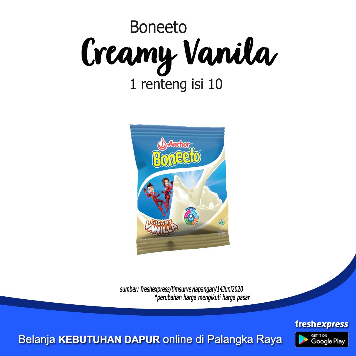 Boneeto Creamy Vanila Isi 10