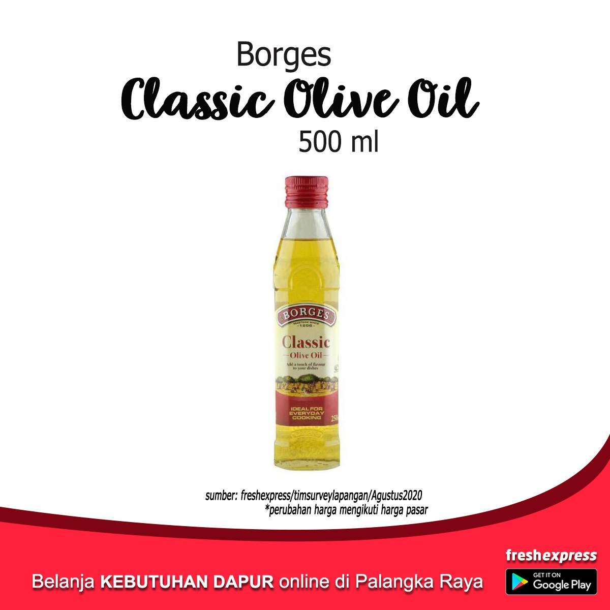 Borges Classic Olive Oil 500 Ml