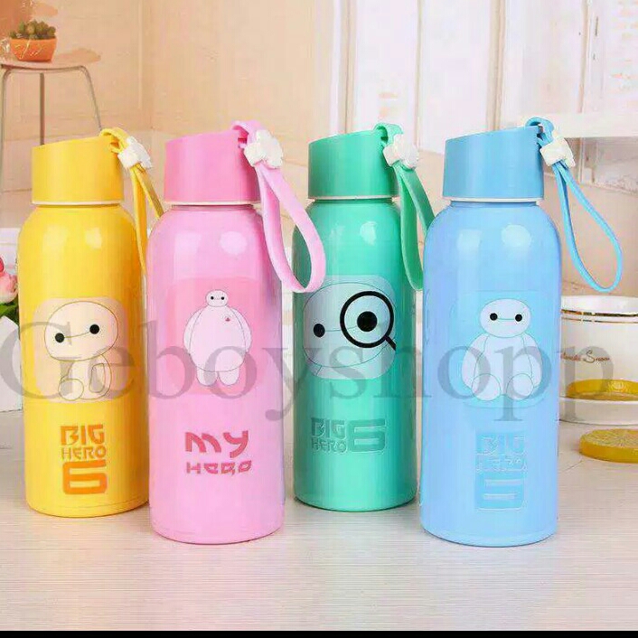 Botol Air Minum Kaca Karakter