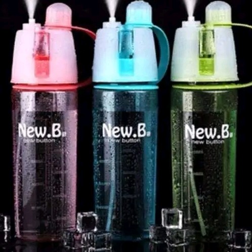 Botol Minum New B Sport Spray Water Bottle 600ml