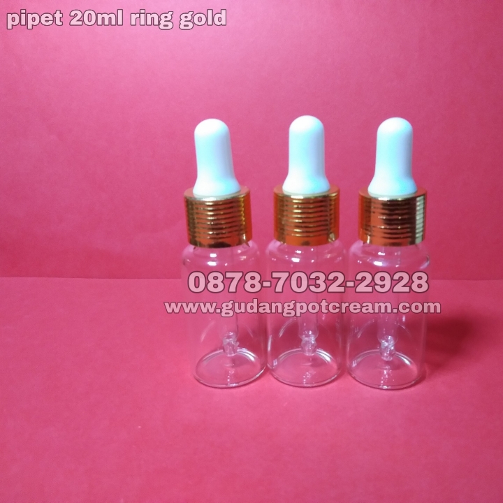 Botol Pipet 20 Ml Ring Gold