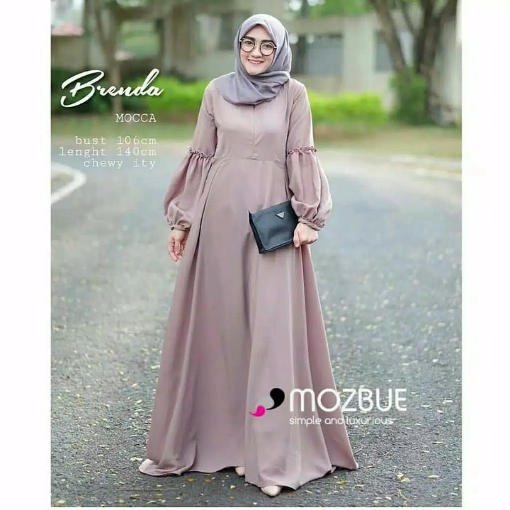 Brenda Maxi  Dress Muslim  Gamis Wanita