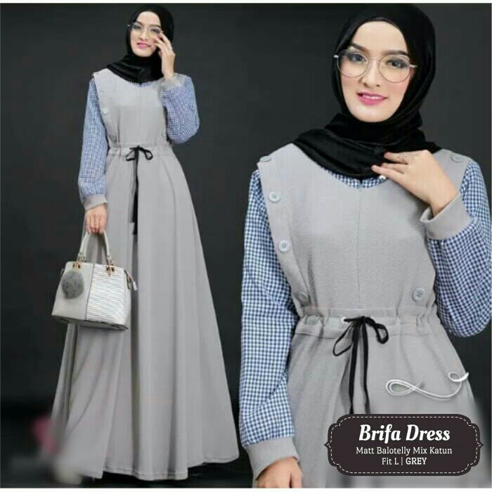 Brifa Dress Grey