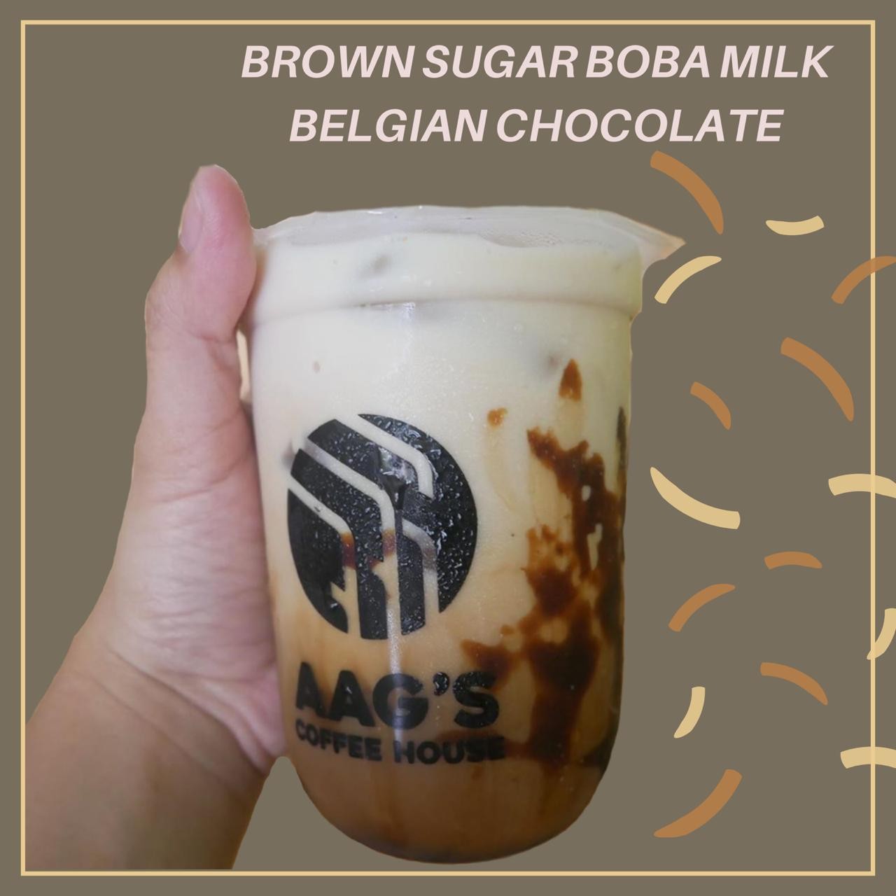 Brown Sugar Boba Milk Belgian Chocolate