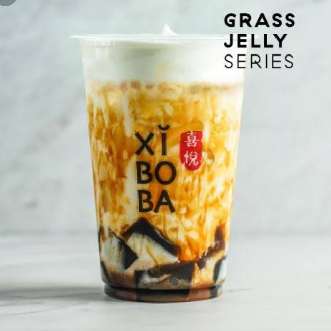 Brown Sugar Grass Jelly Fresh Milk