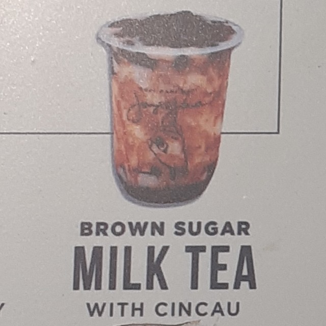 Brown Sugar MILK TEA With Cincau